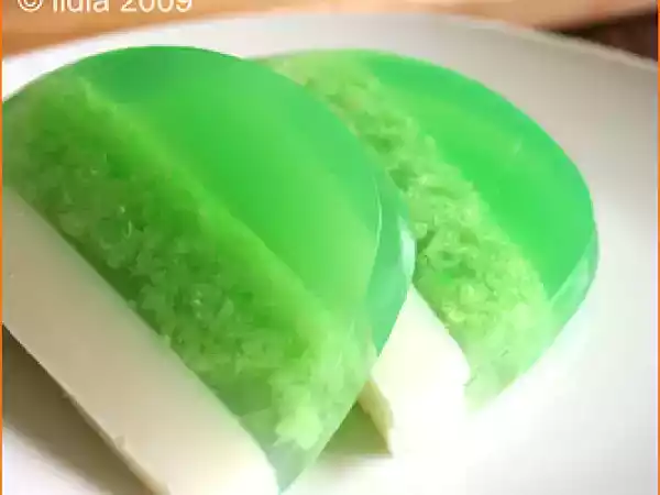 Recipe Fermented glutinous rice pudding (puding tape ketan ijo)