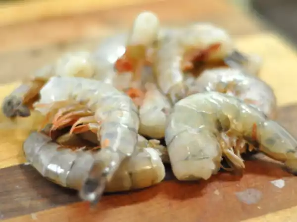 Recipe Thai pineapple fried rice recipe with basil and wild shrimp