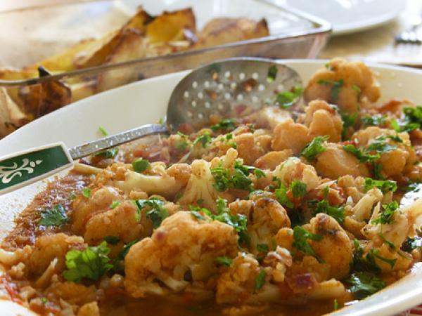 Recipe Warm cauliflower salad