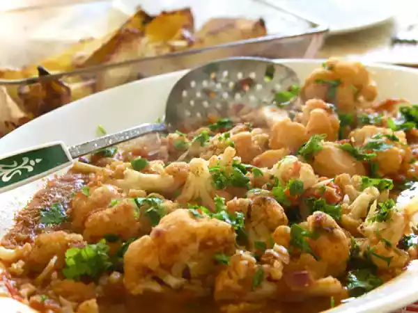 Recipe Warm cauliflower salad
