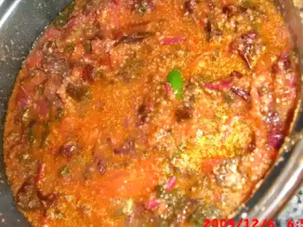 Recipe Cheera aviyal (microwave method)