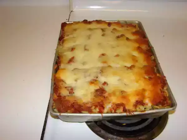 Recipe Macaroni pizza casserole