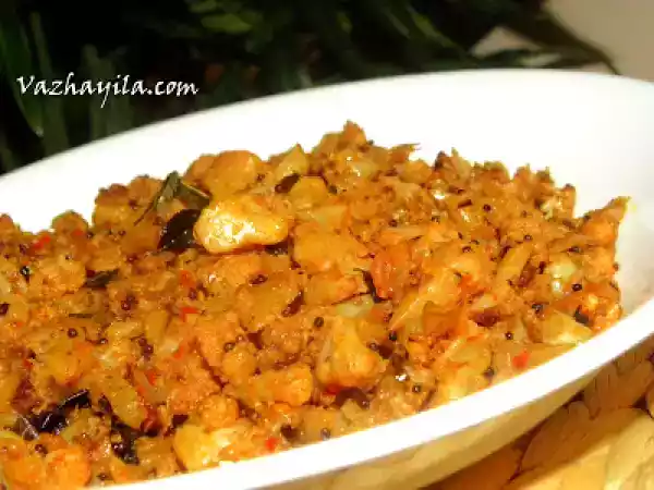 Recipe Cauliflower mezhukkupuratti