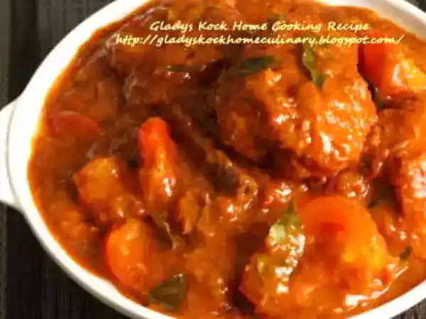 Recipe Honey chicken in red gravy (ayam masak merah) recipe
