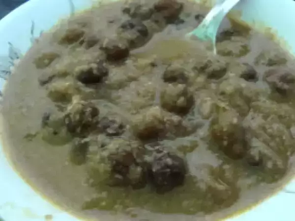 Recipe Kondakadala kuttan/curry