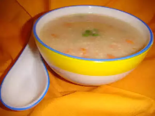 Recipe Carrot and peas oatmeal soup