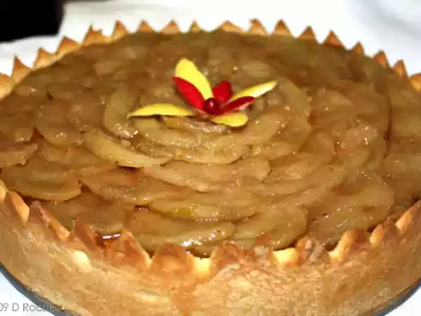 Recipe Apple calvados cheese cake