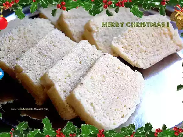 Recipe Steamed vanilla cake