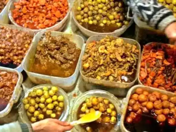 Recipe Green chilli pickle & mixed vegetable pickle ( achar )