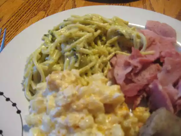 Recipe Mexican green spaghetti