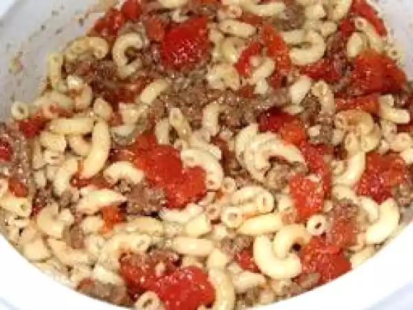 Recipe Vintage hamburger goulash recipe