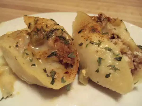 Recipe Tuna stuffed shells