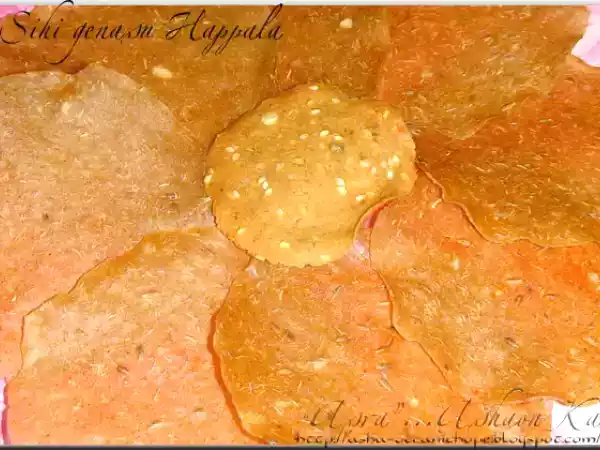 Recipe Sun dried sweet potato rounds (genasina happala, shakkarkhand papad)