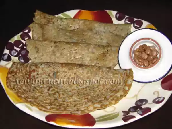 Recipe Pinto beans dosa - spicy