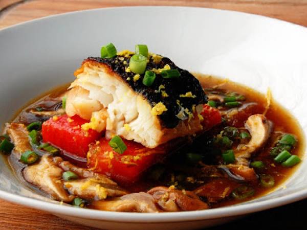 Recipe Dashi with miso cured cod