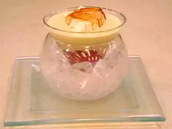 Recipe Floating islands with rhubarb compote
