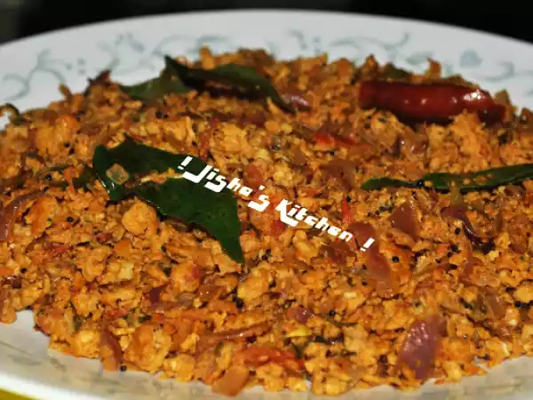 Recipe Mutta(egg) thoran @ jisha's kitchen