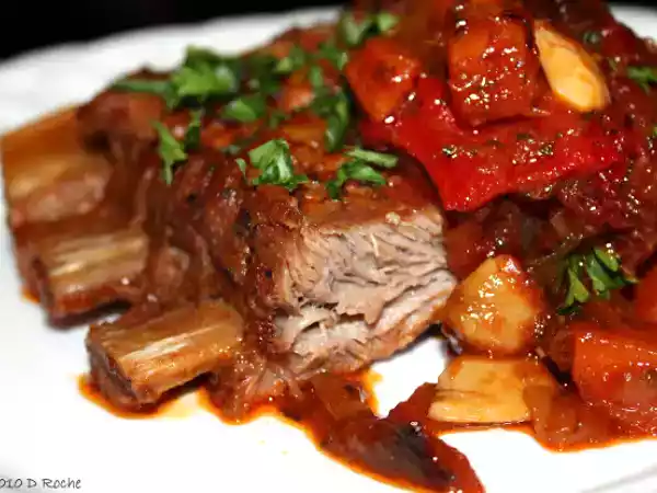 Recipe Braised pork ribs