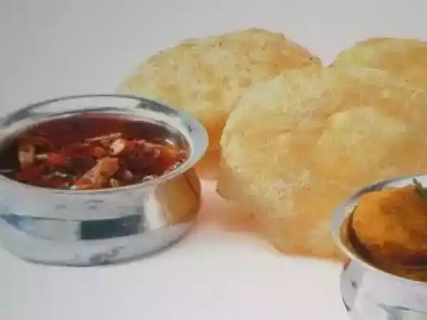 Recipe Puri chole ( without onion & garlic paste )