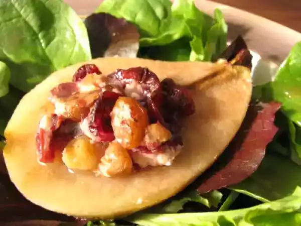 Recipe Roasted stuffed pears