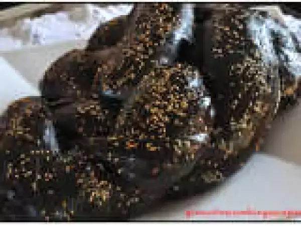 Recipe Bamboo Charcoal Challah Bread
