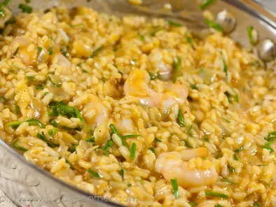 Recipe Tiger prawn risotto with lobster bisque