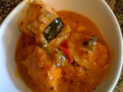 Recipe Salmon in coconut curry