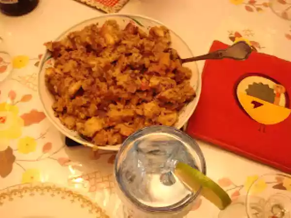 Recipe Belated turkey stuffing & gravy, with or without giblets