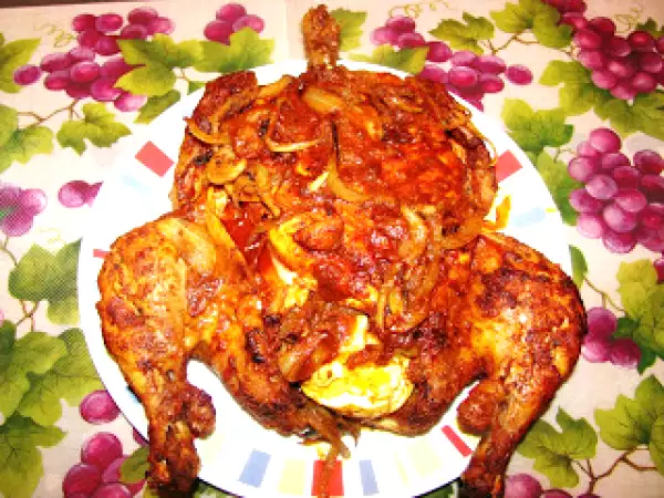 Recipe Kozhi nirachathu / stuffed chicken