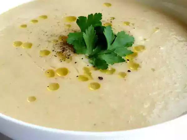 Recipe Creamy celeriac and chestnut soup