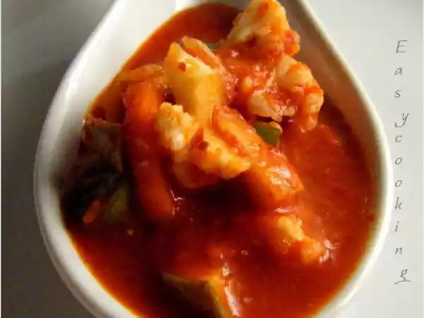 Recipe Kotla nonche ~ mixed vegetable pickle