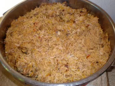 Recipe Hyderabadi chicken dum biryani and mirchi ka salan