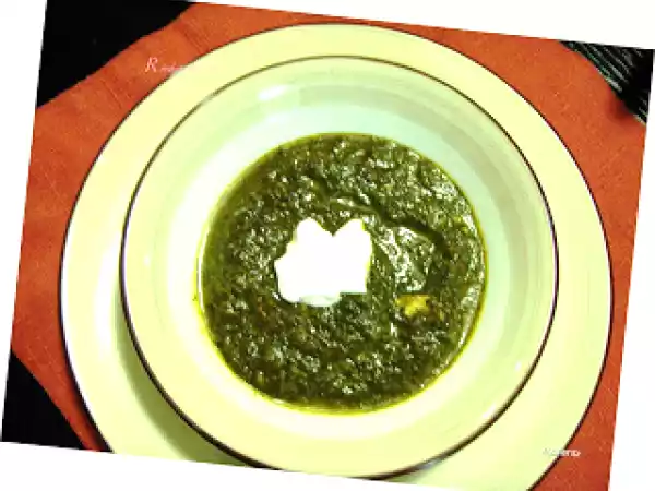 Recipe Palak paneer (spinach and cottage cheese curry)