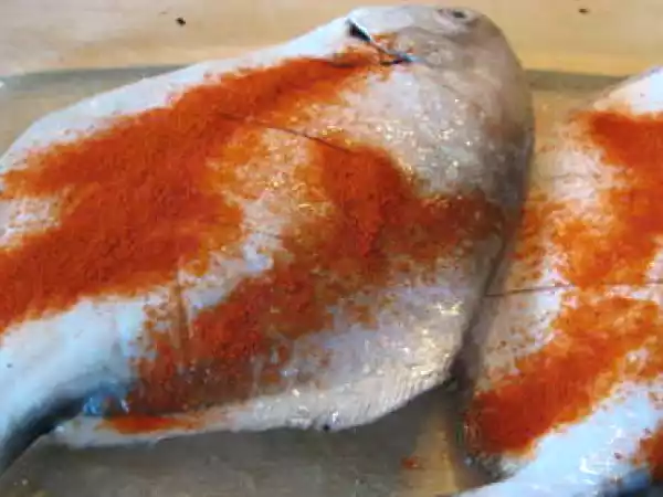 Recipe Masala pomplate grill (pomfret grill)