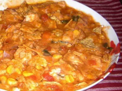 Recipe Thick chicken tortilla soup / vegan sausage tortilla soup