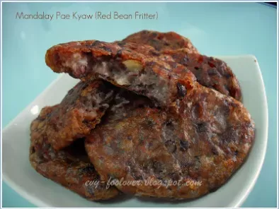 Recipe Red bean fritter (mandalay pae kyaw)