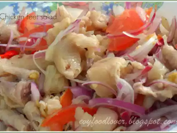Recipe Chicken feet salad