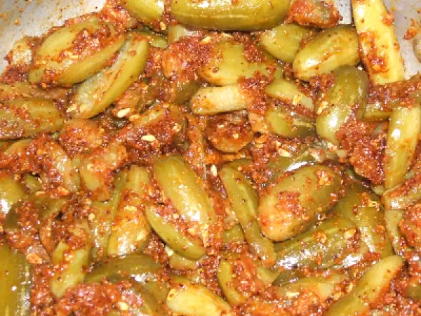 Recipe Dondakaya or kundru curry