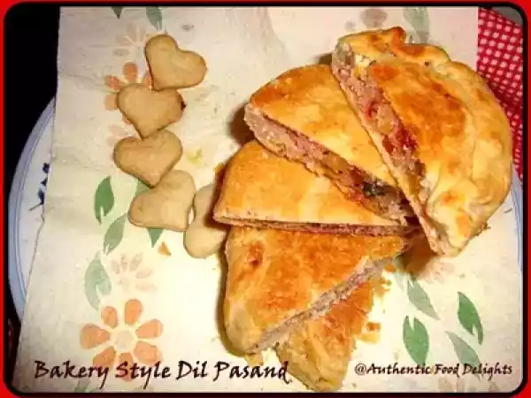 Recipe Bakery style dil pasand( sweet puffs filled with coconut and tuti-fruity)