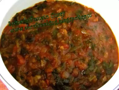Recipe Spinach- tomato curry/cheera thakkali curry