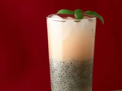Recipe Thai basil seed drink