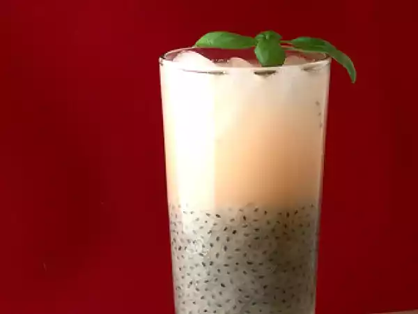 Recipe Thai basil seed drink
