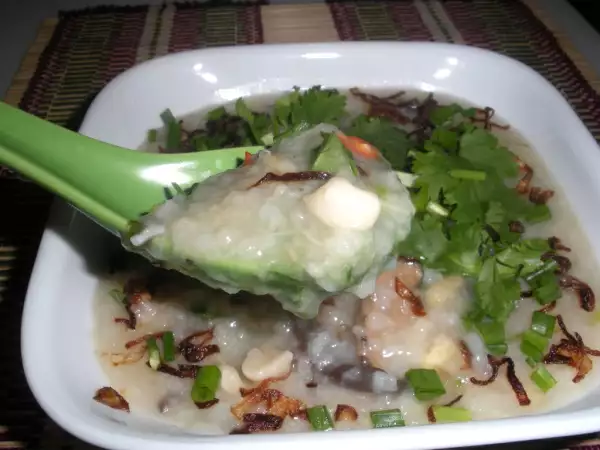 Recipe Roasted duck mixed congee