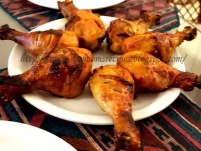 Recipe Oven-roasted chicken drumsticks/legs