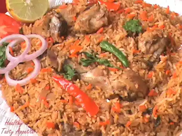 Recipe Hyderabadi chicken biryani