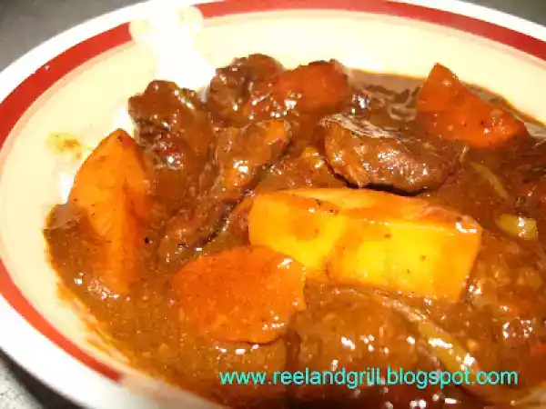 Recipe Kalderetang baka (beef caldereta or filipino beef stew)