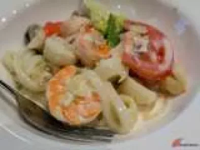 Creamy Seafood Udon