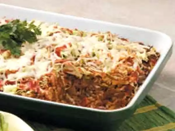 Recipe Lazy cabbage roll casserole