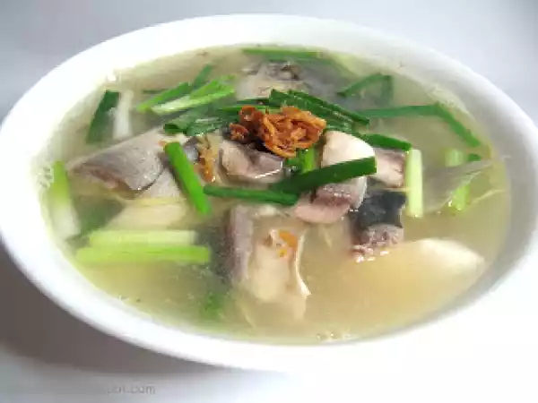 Recipe Golden pomfret soup