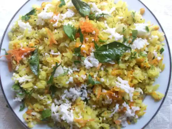 Recipe Southekayi avalakki (cucumber flavored rice flakes)